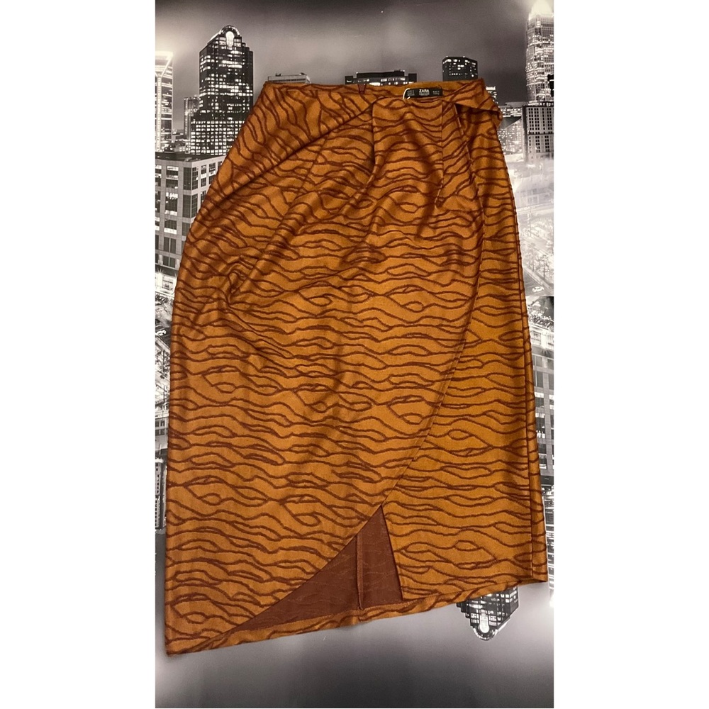 Zara Wrap Asymmetrical Skirt